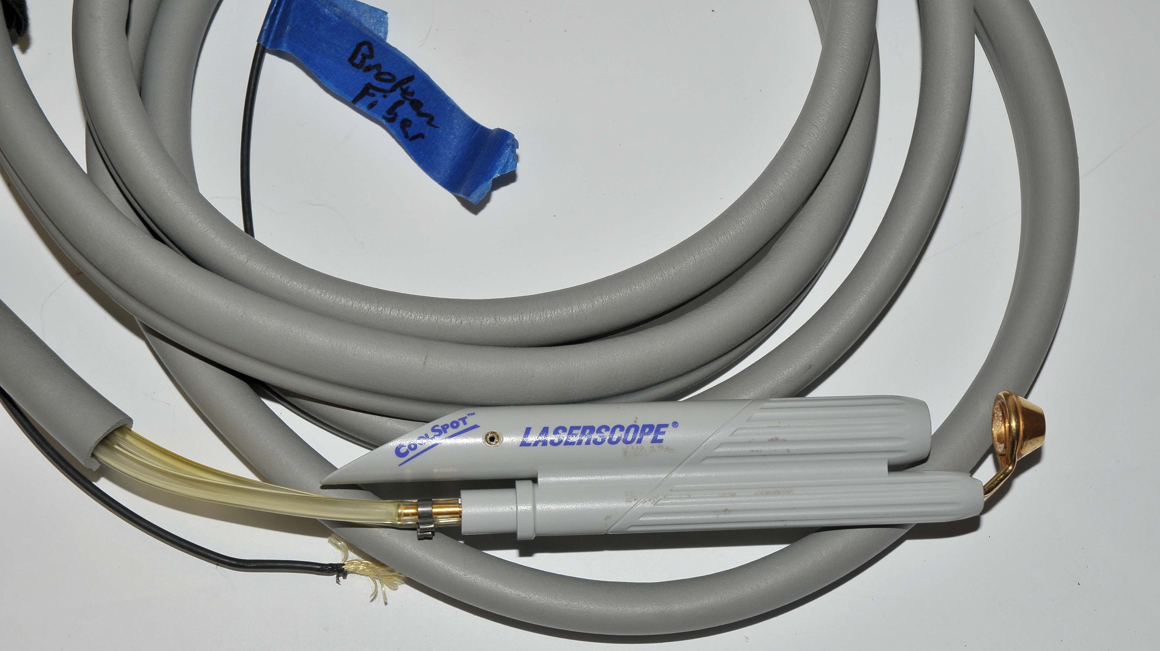 LYRA Iridex Laserscope CoolSpot Handpiece AS IS - FOR PARTS - (Broken Fiber)
