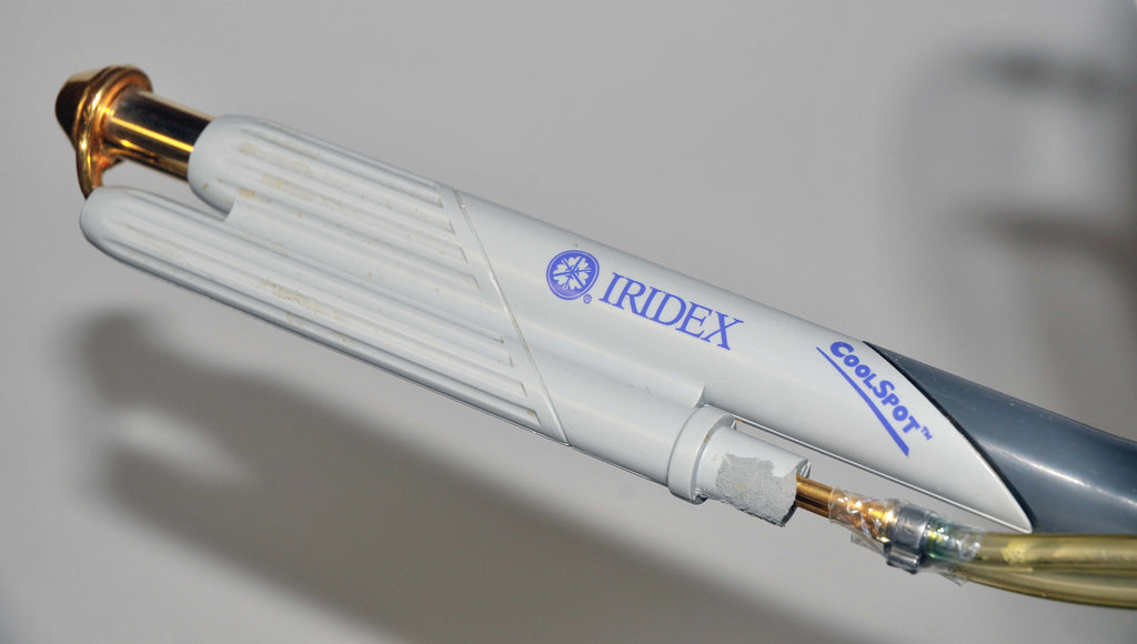 Lyra LaserScope Iridex CoolSpot Laser Handpiece 10mm Versastat - FOR PARTS