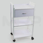 Medical Single Drawer Workstation Rolling Cart