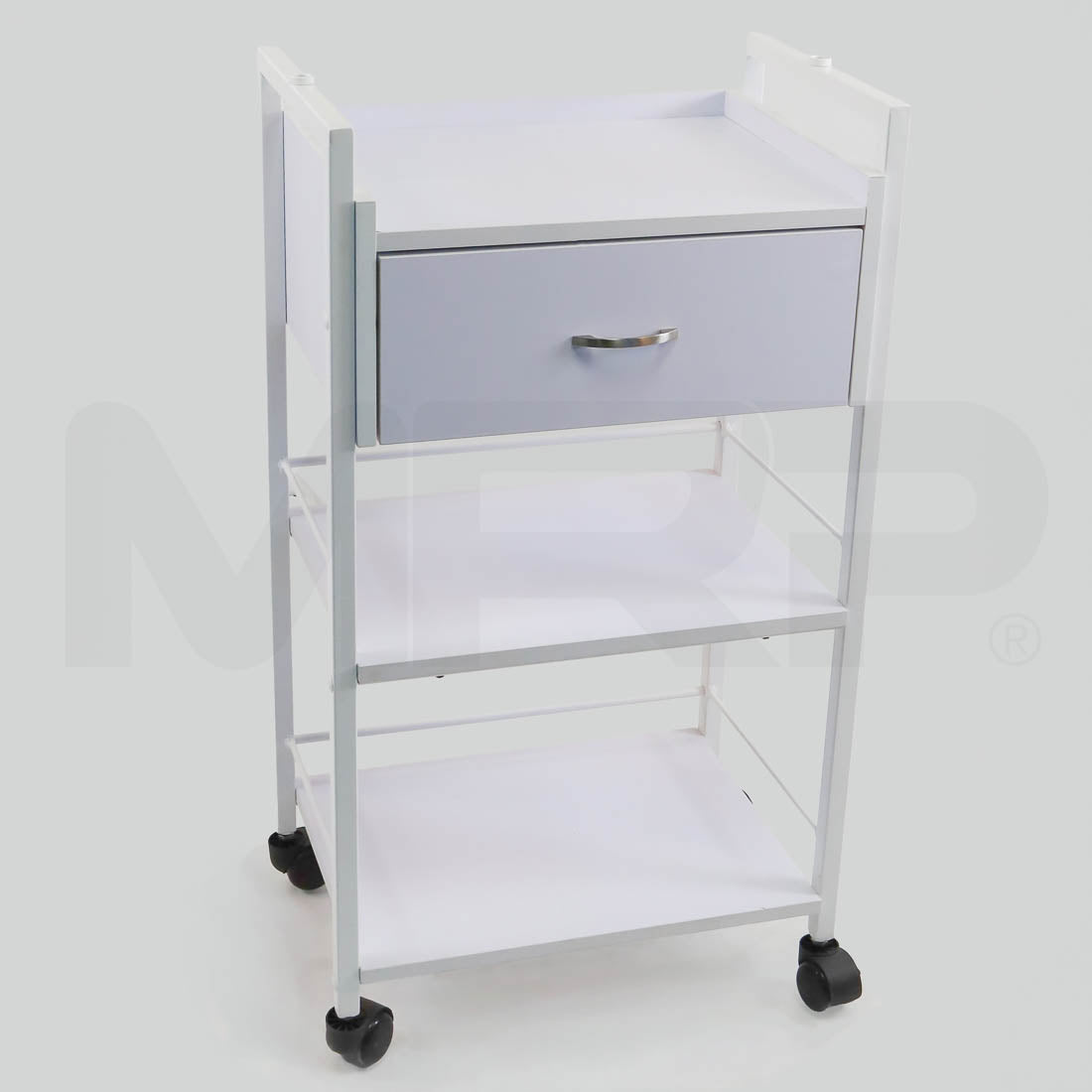 Medical Single Drawer Workstation Rolling Cart