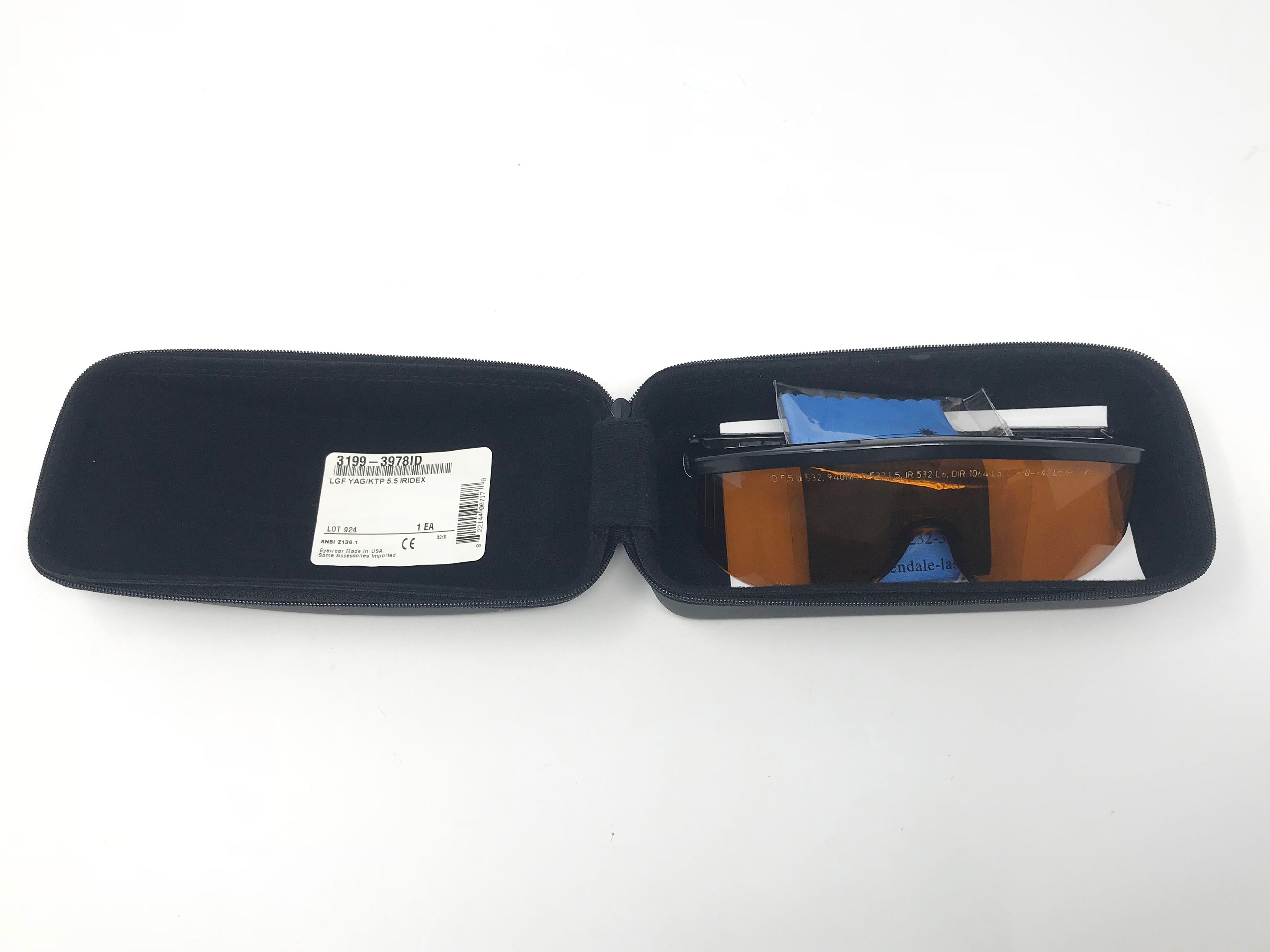 Iridex LGF YAG/KTP 5.5 Laser Glasses 532 1064 Eye Protection 3199-3978ID