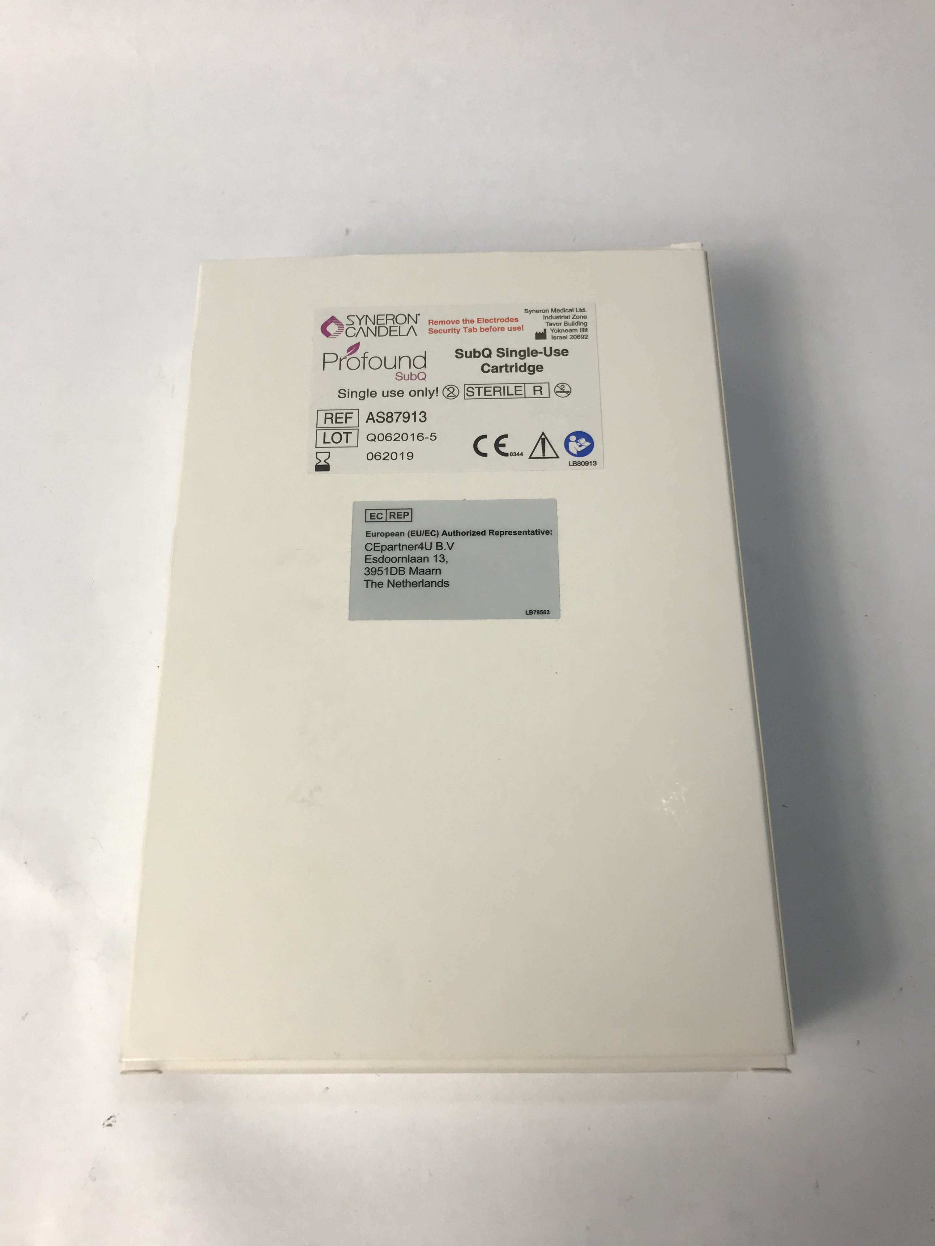 NEW Syneron Candela Profound RF Skin Tightening SubQ Needle Cartridge AS87913