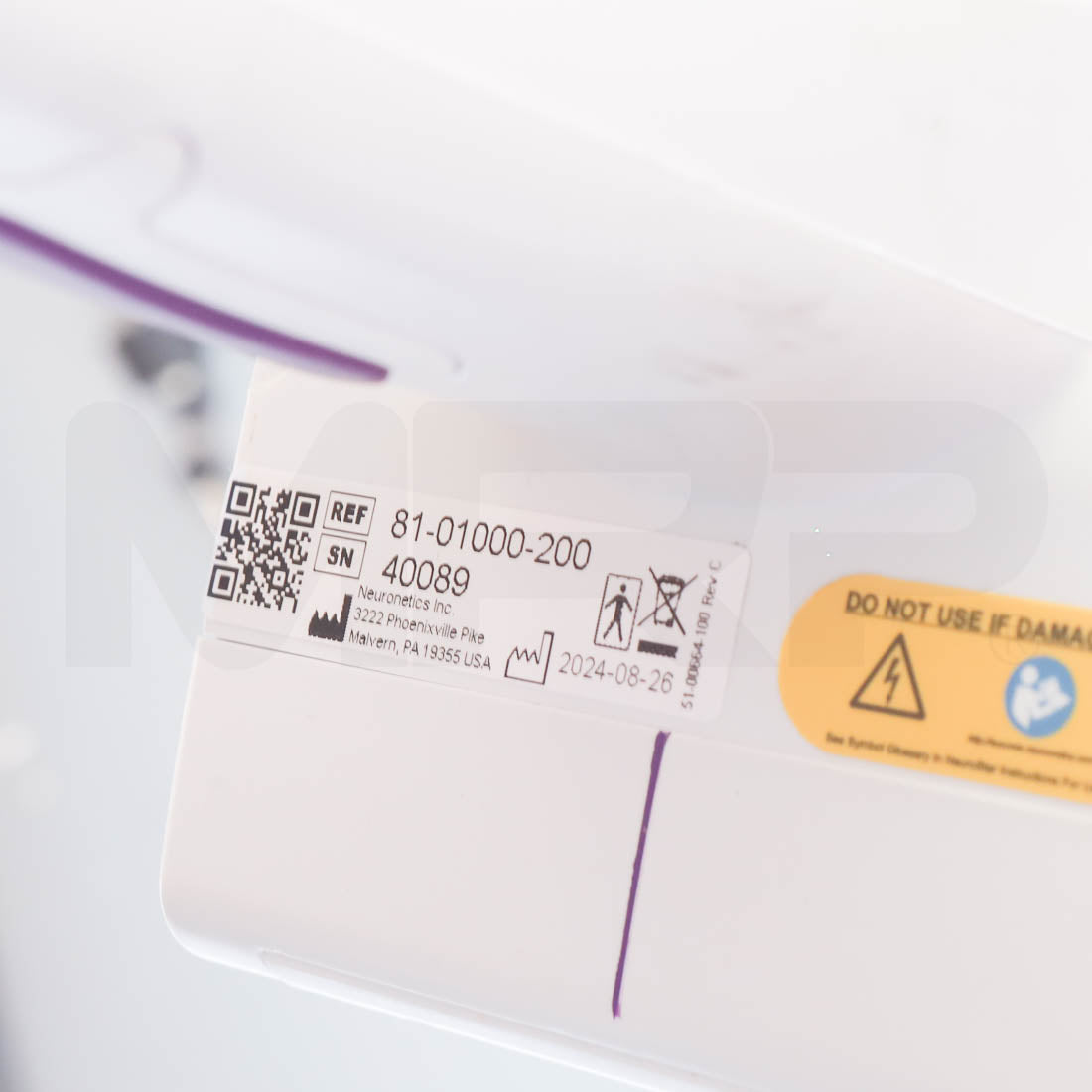 Neuronetics NeuroStar TMS Therapy System Coil Serial Number