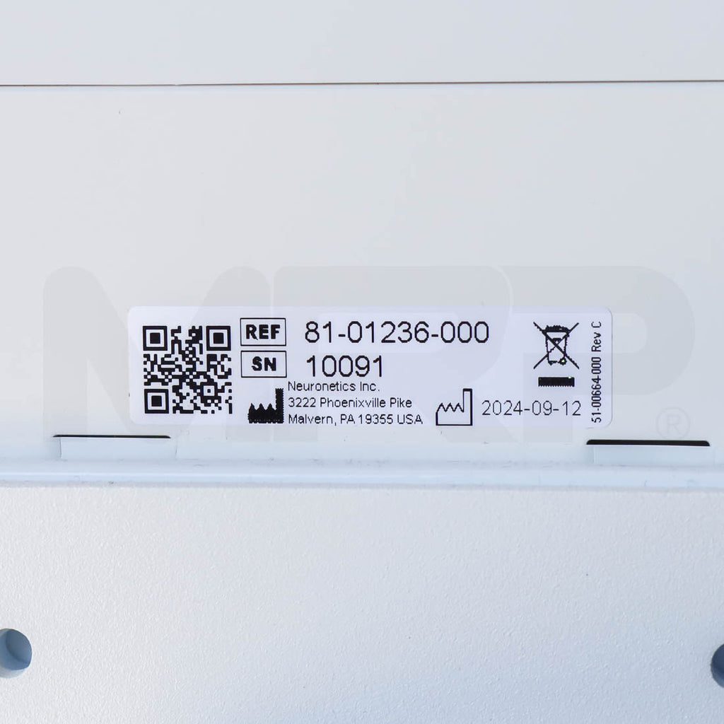 Neuronetics NeuroStar TMS Therapy System Display Screen Serial Label