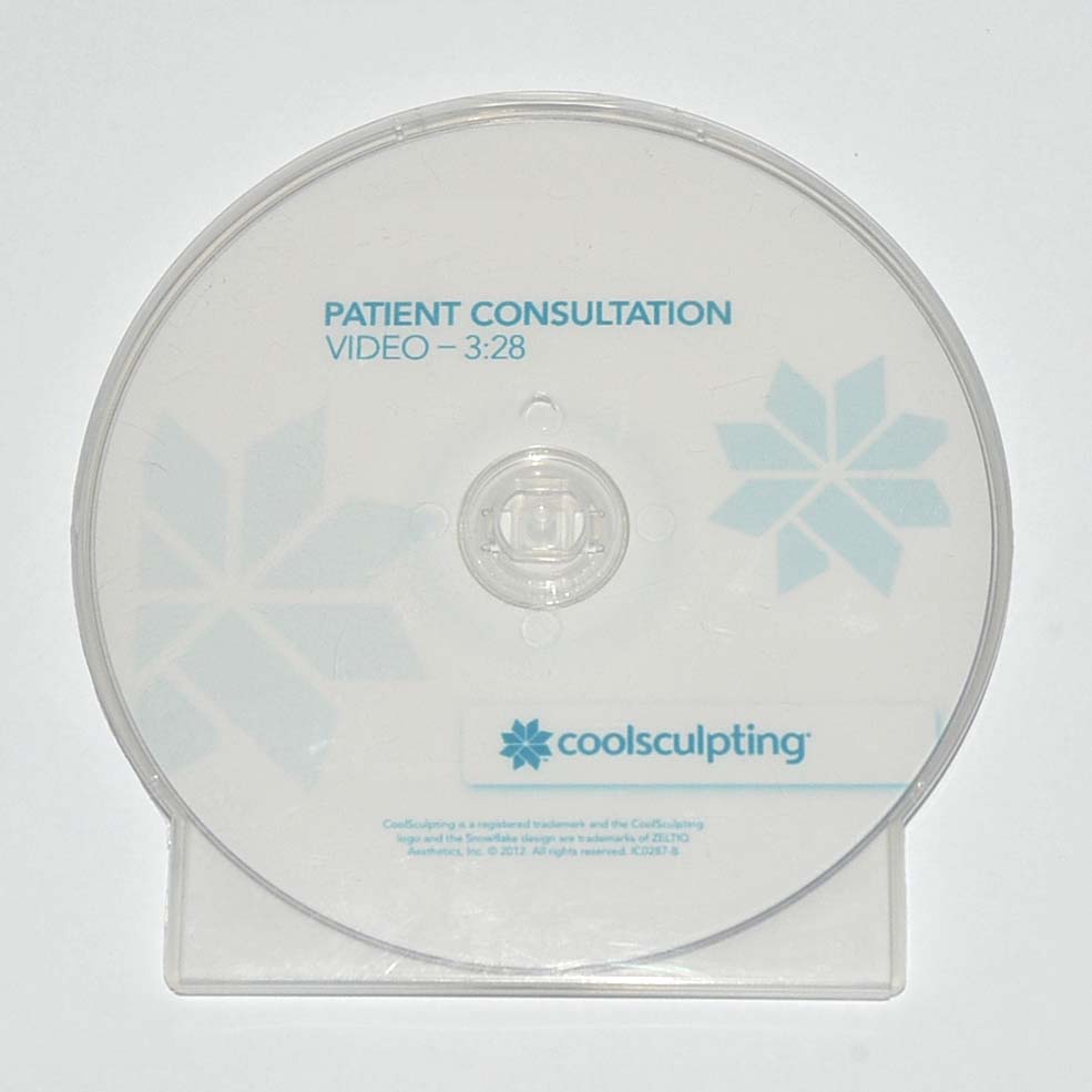 * OEM * Zeltiq CoolSculpting PATIENT CONSULTATION VIDEO - 3:28 - CD/DVD