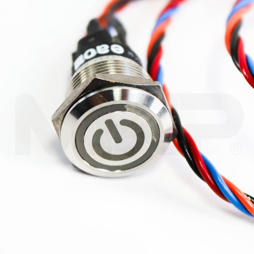 Edge System Hydrafacial MD Power Push Button w/Wiring Electrical Connection PART