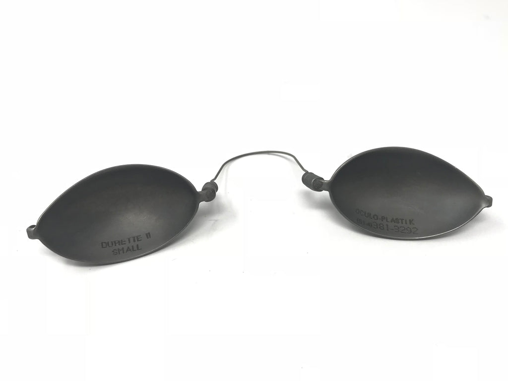 Oculo Plastik Durette II Stainless Steel Patient Eye Shields Laser Safety Small