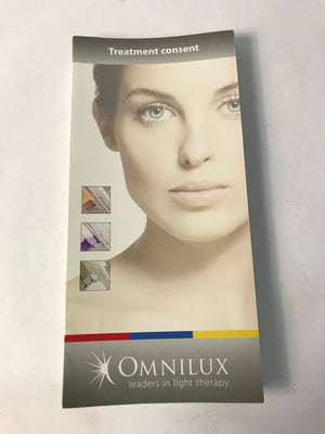 Omnilux Revive/Plus/Blue Light Therapy Patient Treatment Consent Form Pack of 23