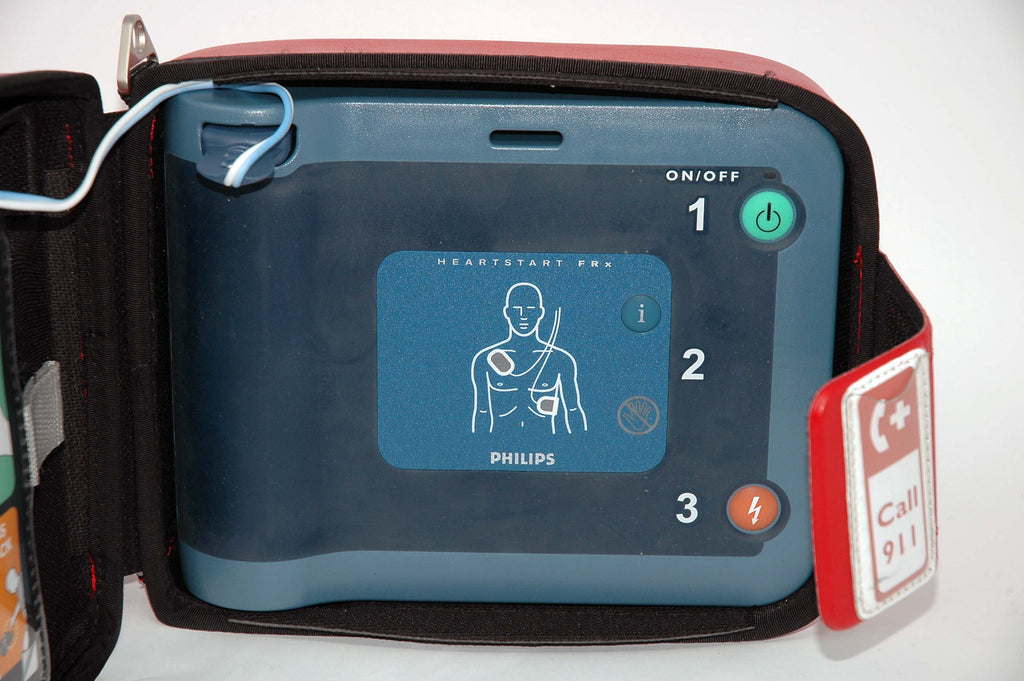 PHILIPS HEARTSTART Defibrillator Emergency Heart Start AED Kit Cardiac Arrest