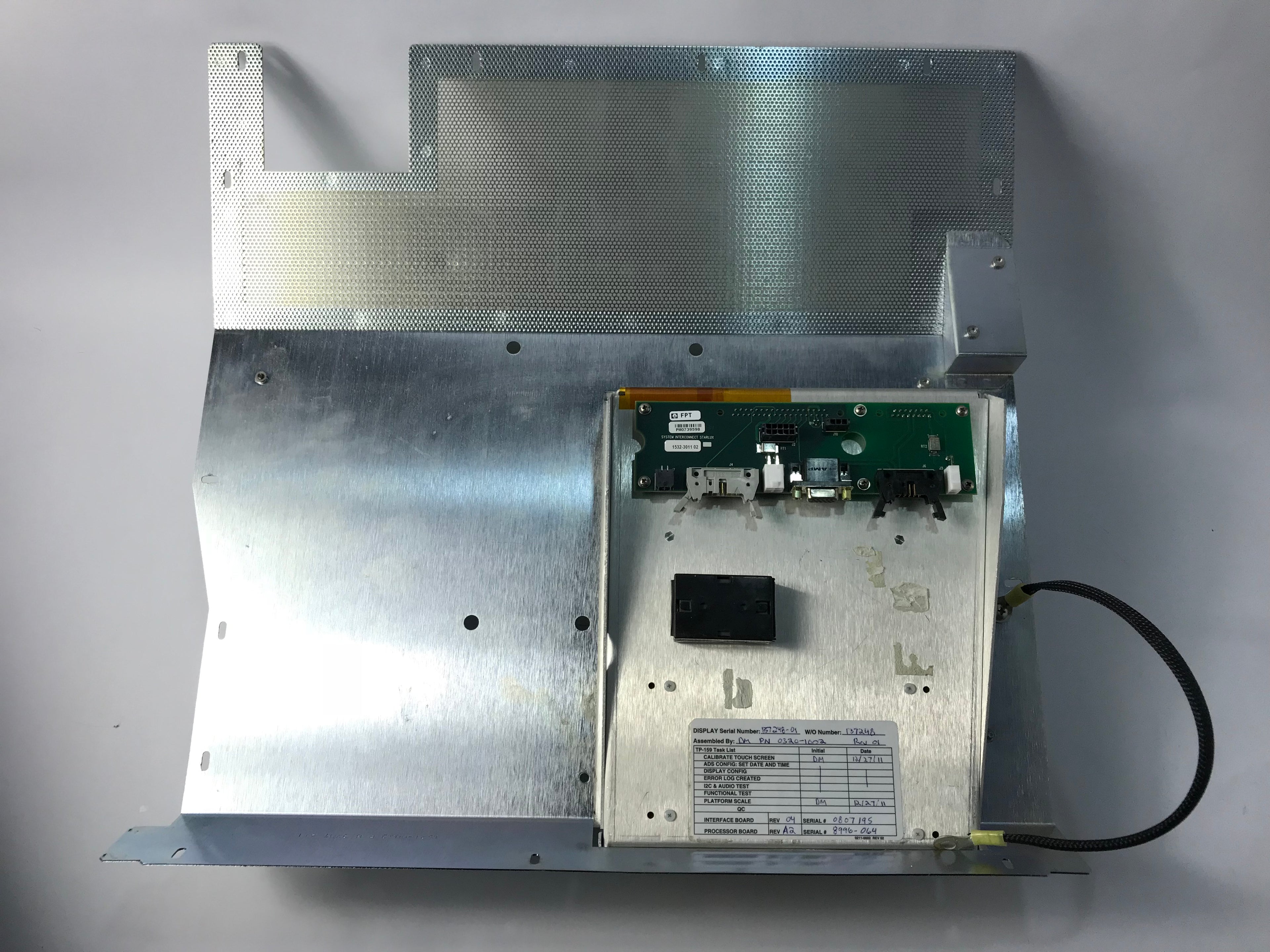 Palomar Aspire Laser System Frame Chassis Structure w/ Screen & Software Module