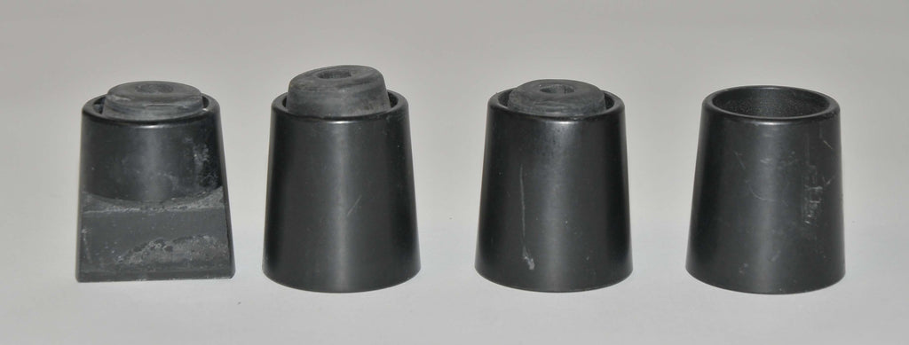 Palomar Cynosure Cosmetic Laser Set of 4 Rubber Foot Pegs Footpegs (PARTS AS-IS)
