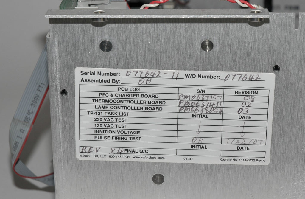Palomar Cynosure Starlux 300 Laser Power Supply 1520-3023 1540-1009 PARTS AS-IS