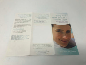 Palomar Fractional Laser Facial Skin Resurfacing Wrinkle Scar Patient Brochures