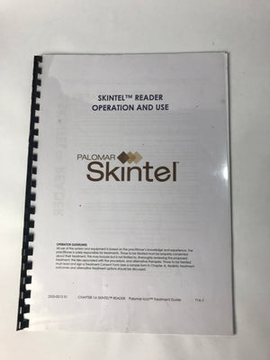 Palomar Icon Laser/IPL Skintel Melanin Reader Skintype Operation And Use Manual