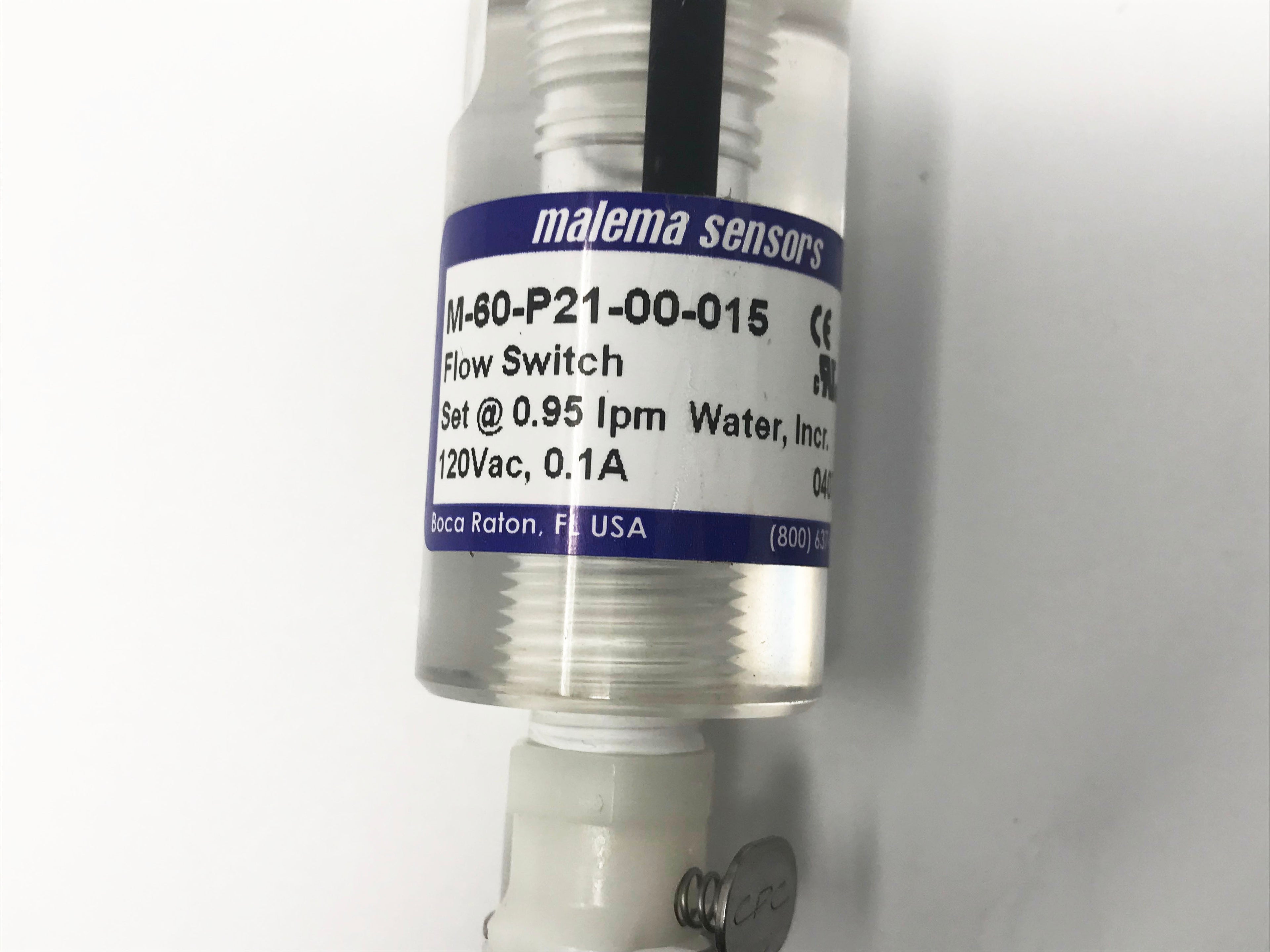 Palomar Laser/IPL Starlux Flow Switch M-60-P21-00-015 .95lpm Flow Sensor