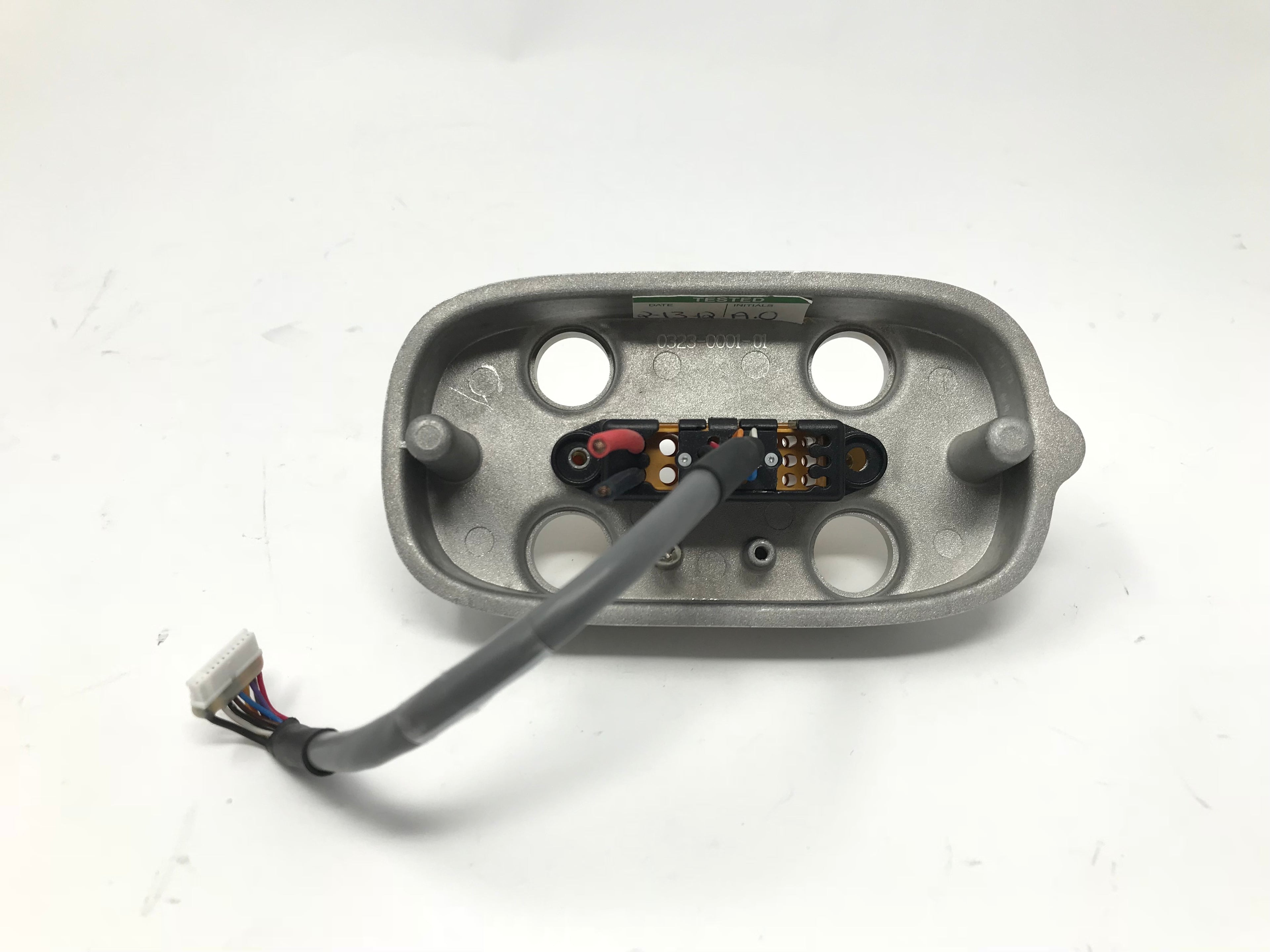 Palomar Lux 1540 Handpiece Base I/O Push-Pull Connections Plate 0323-0001-01