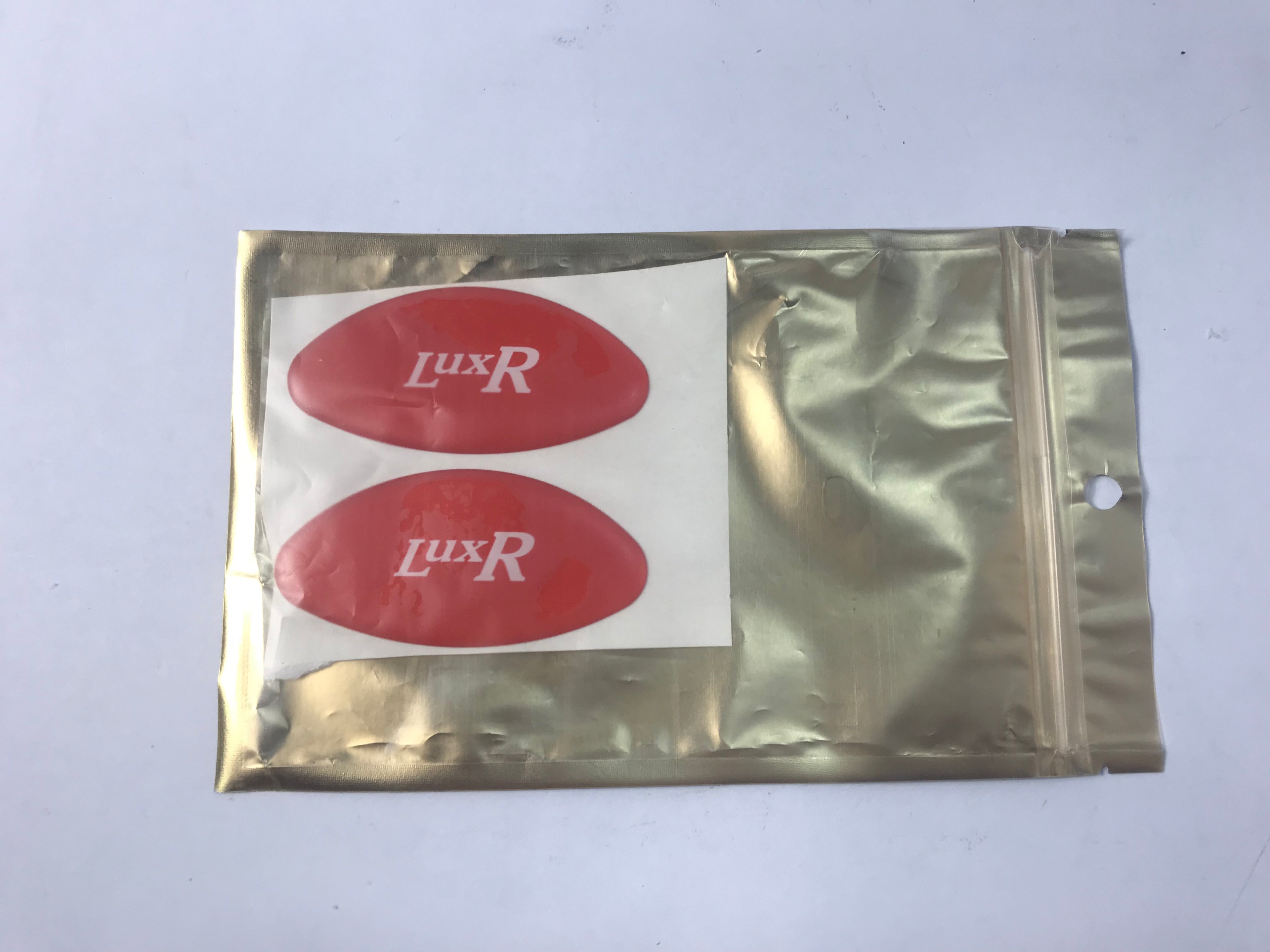 Palomar Lux R IPL Hair Removal Handpiece Logo Emblem Name Adhesive Domed Decal