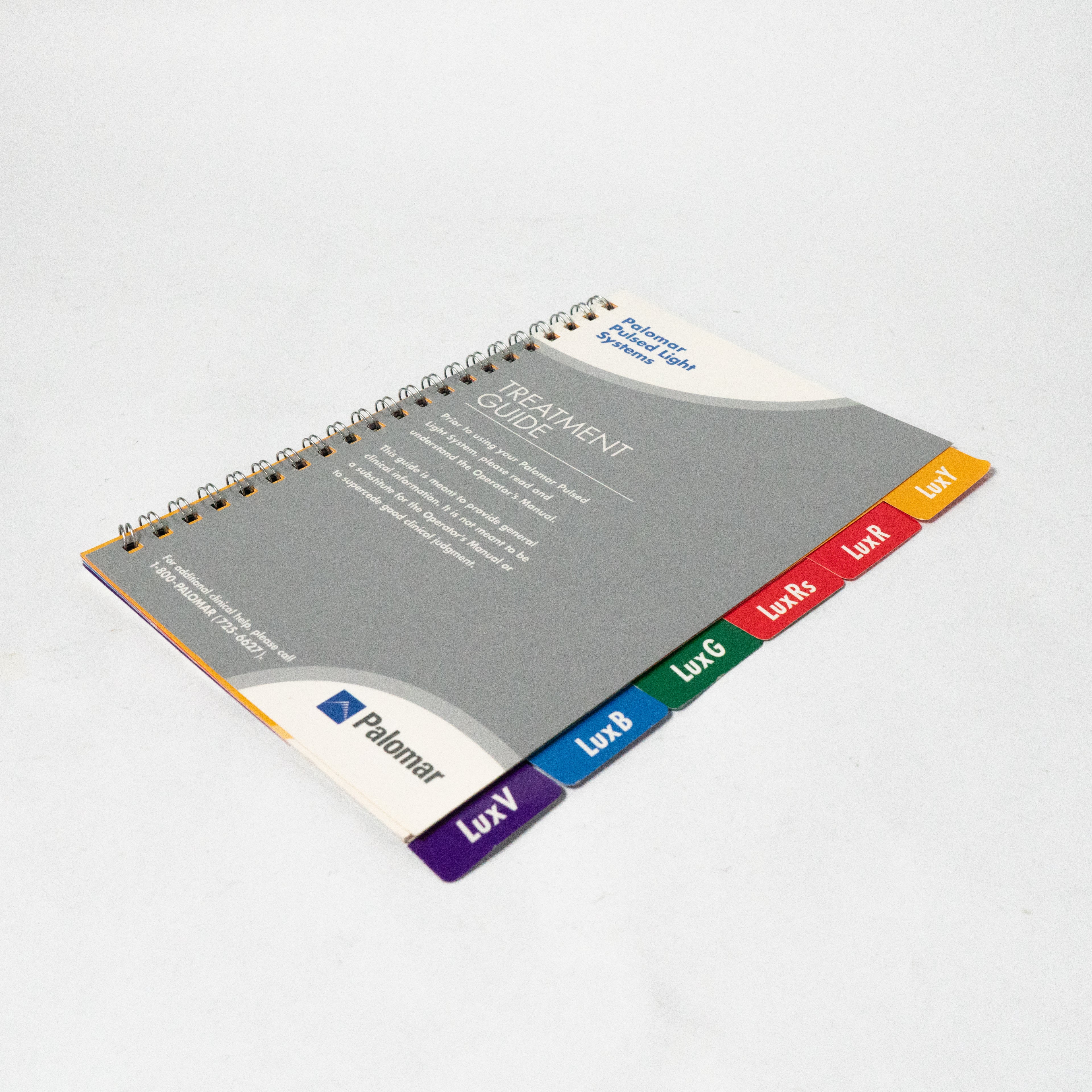 Palomar Pulsed Light Systems Treatment Guide Handbook 40-000-18B, 10410KKP-00