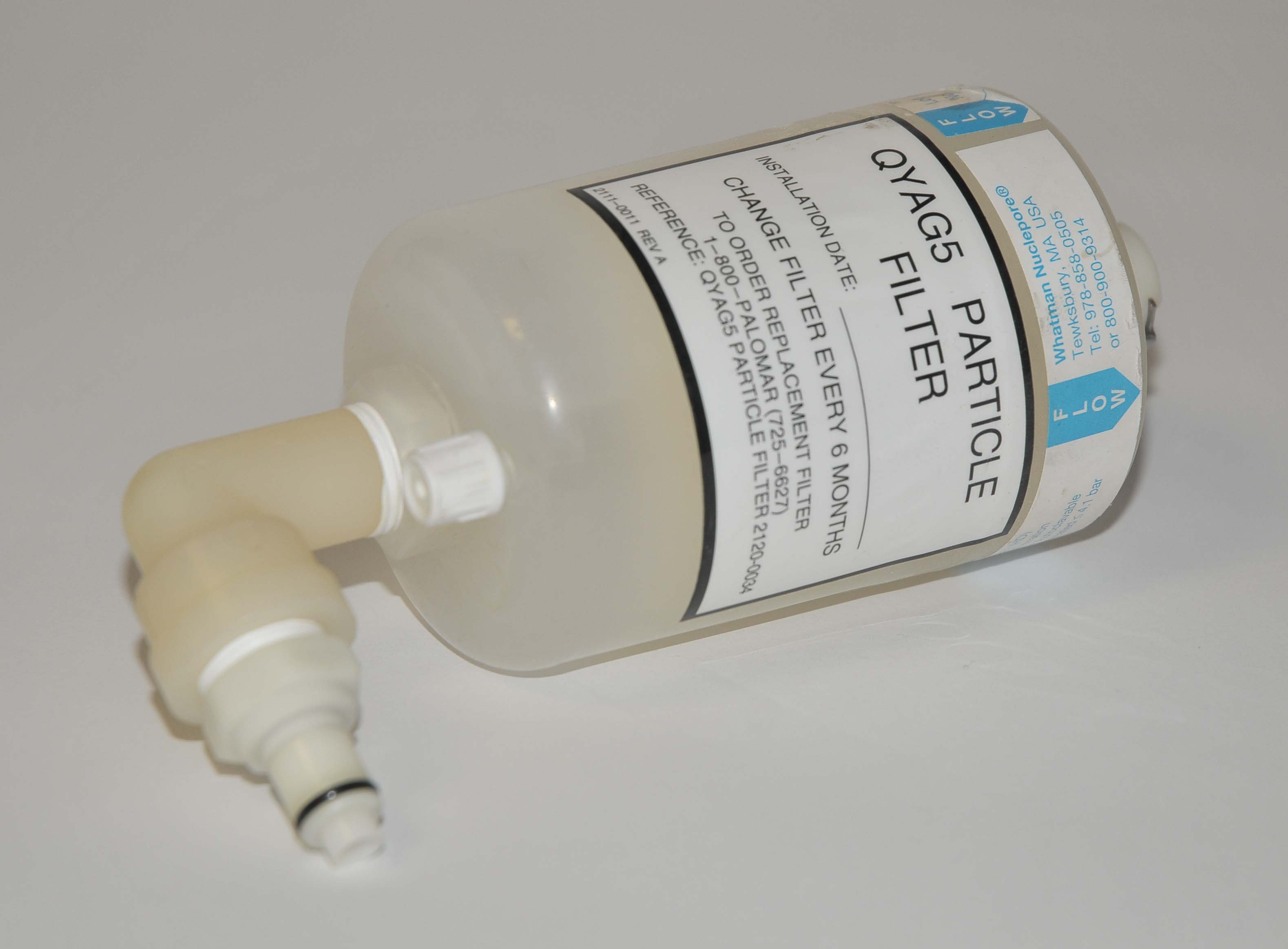 Palomar QYAG 5 Laser Particle Water Filter Tubing 2120-0034 Parts SOLD AS-IS
