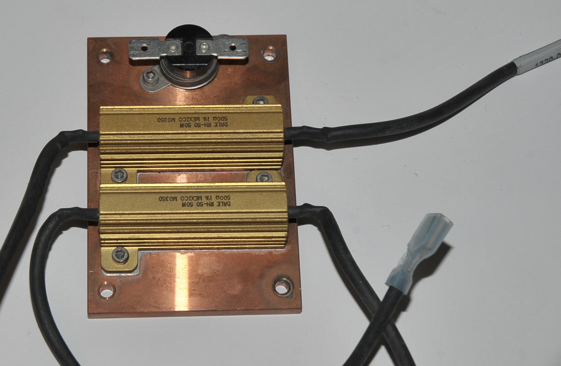 Palomar QYAG5 Laser Safety Interface Board Resistor Copper Plate Wiring * PARTS AS-IS