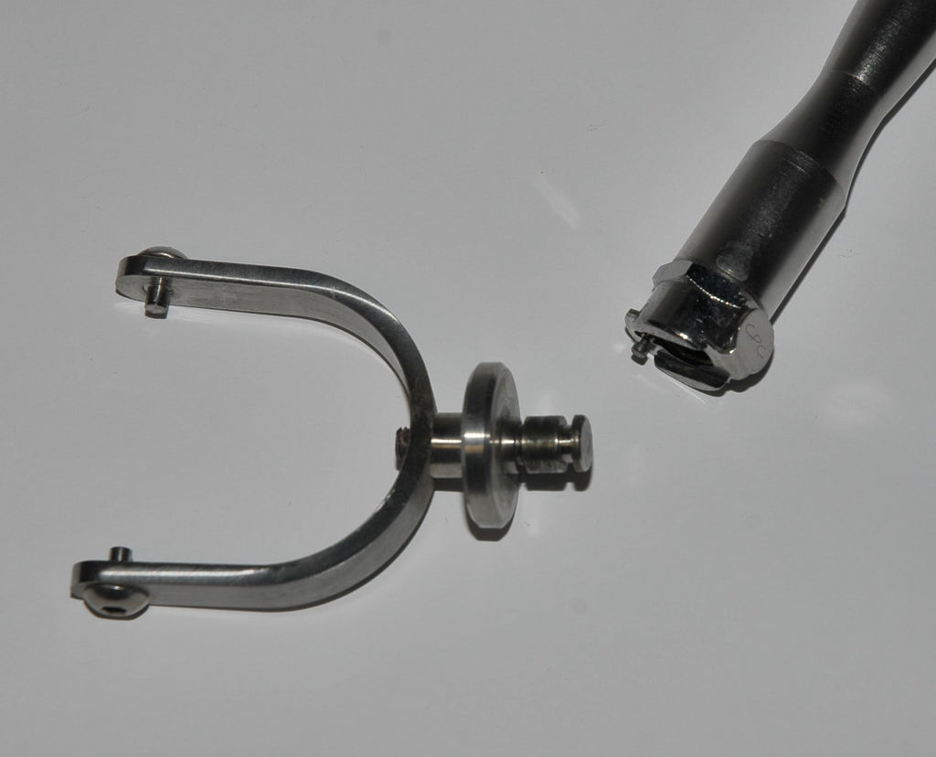 Palomar QYAG5 Laser Sliding Arm Holder Fork Stainless Steel QYAG 5 * PARTS AS-IS