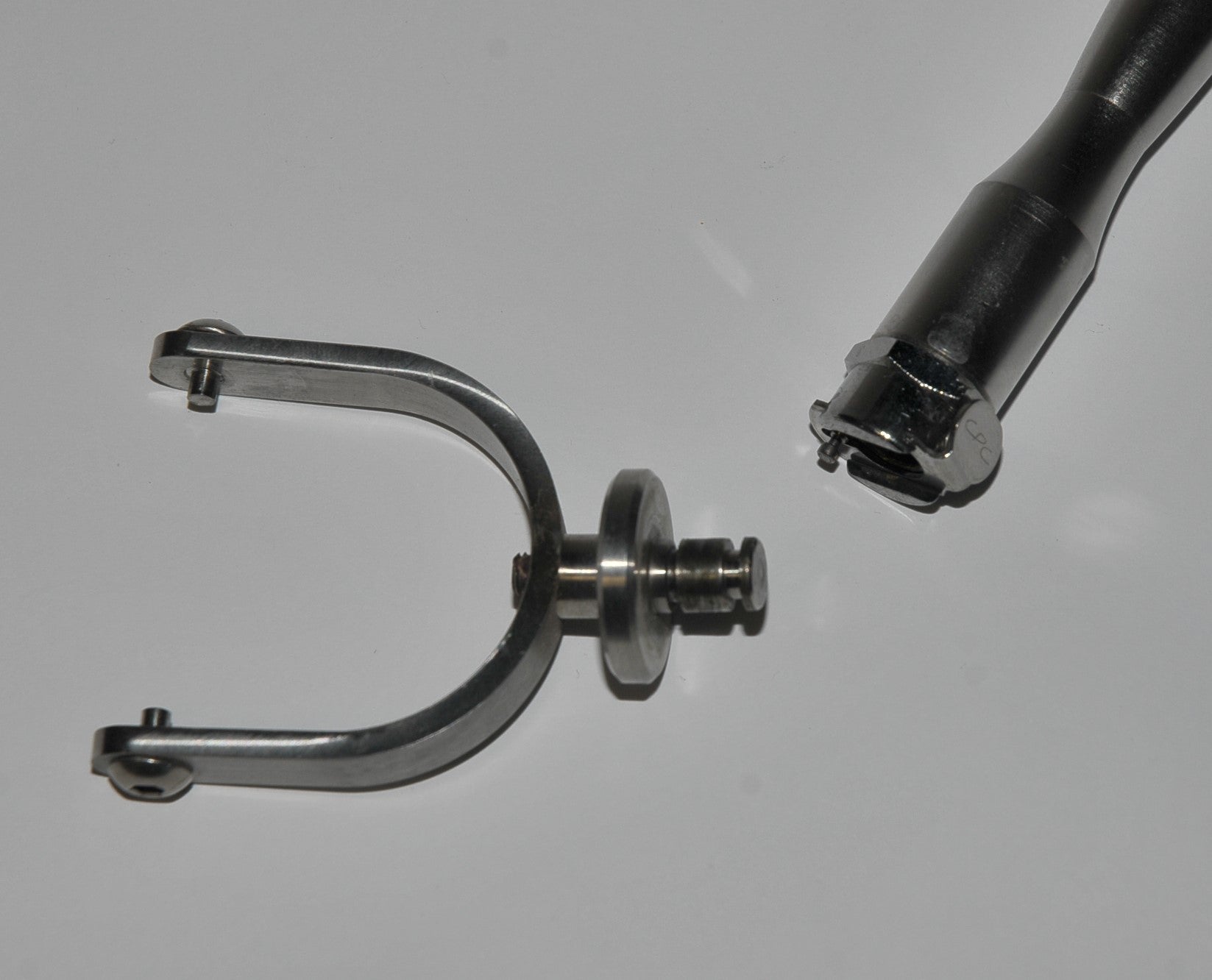 Palomar QYAG5 Laser Sliding Arm Holder Fork Stainless Steel QYAG 5 * PARTS AS-IS
