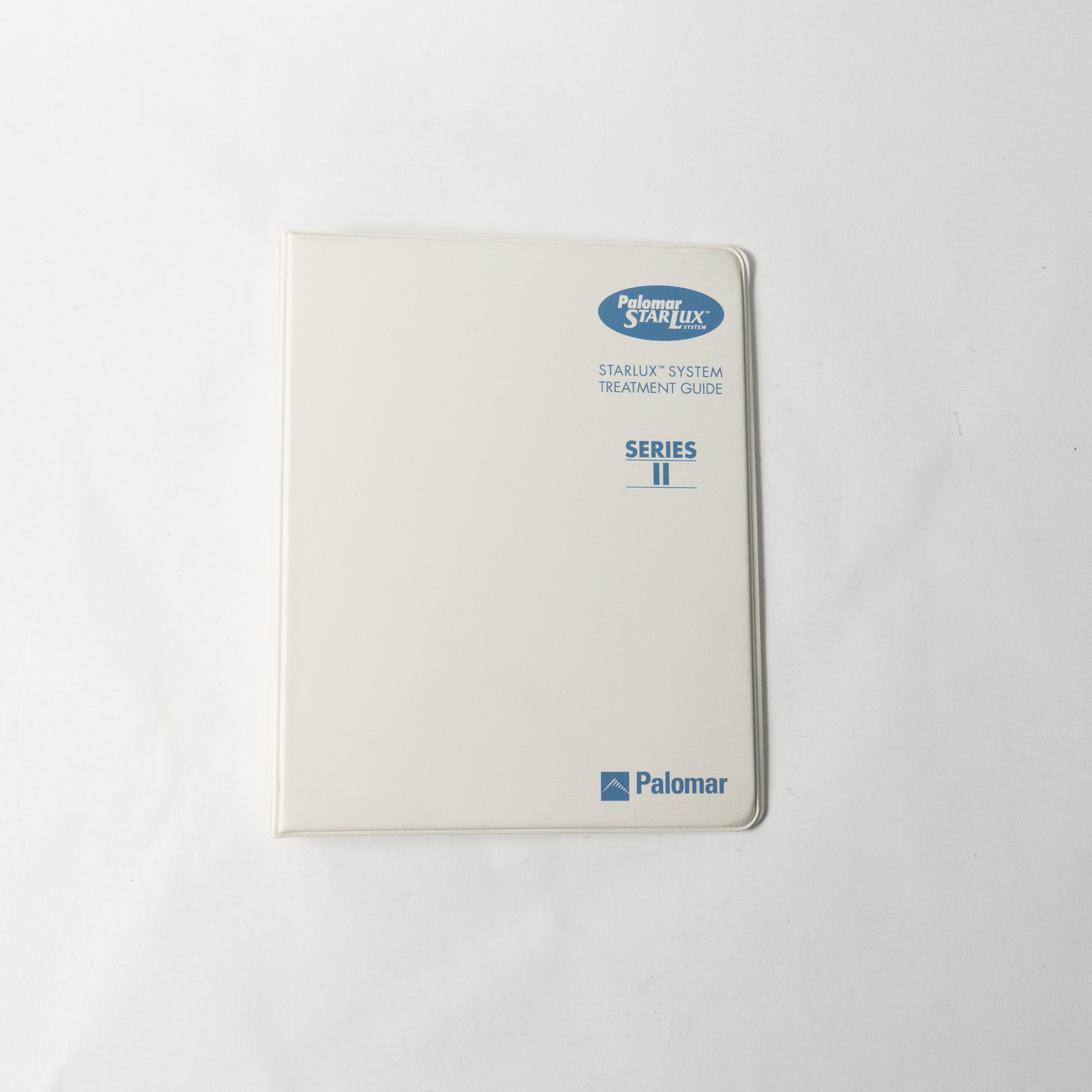 Palomar STARLUX Handpiece Treatment Guide SERIES II 1553-0051 LuxV,R,Rs,G,Y,1064