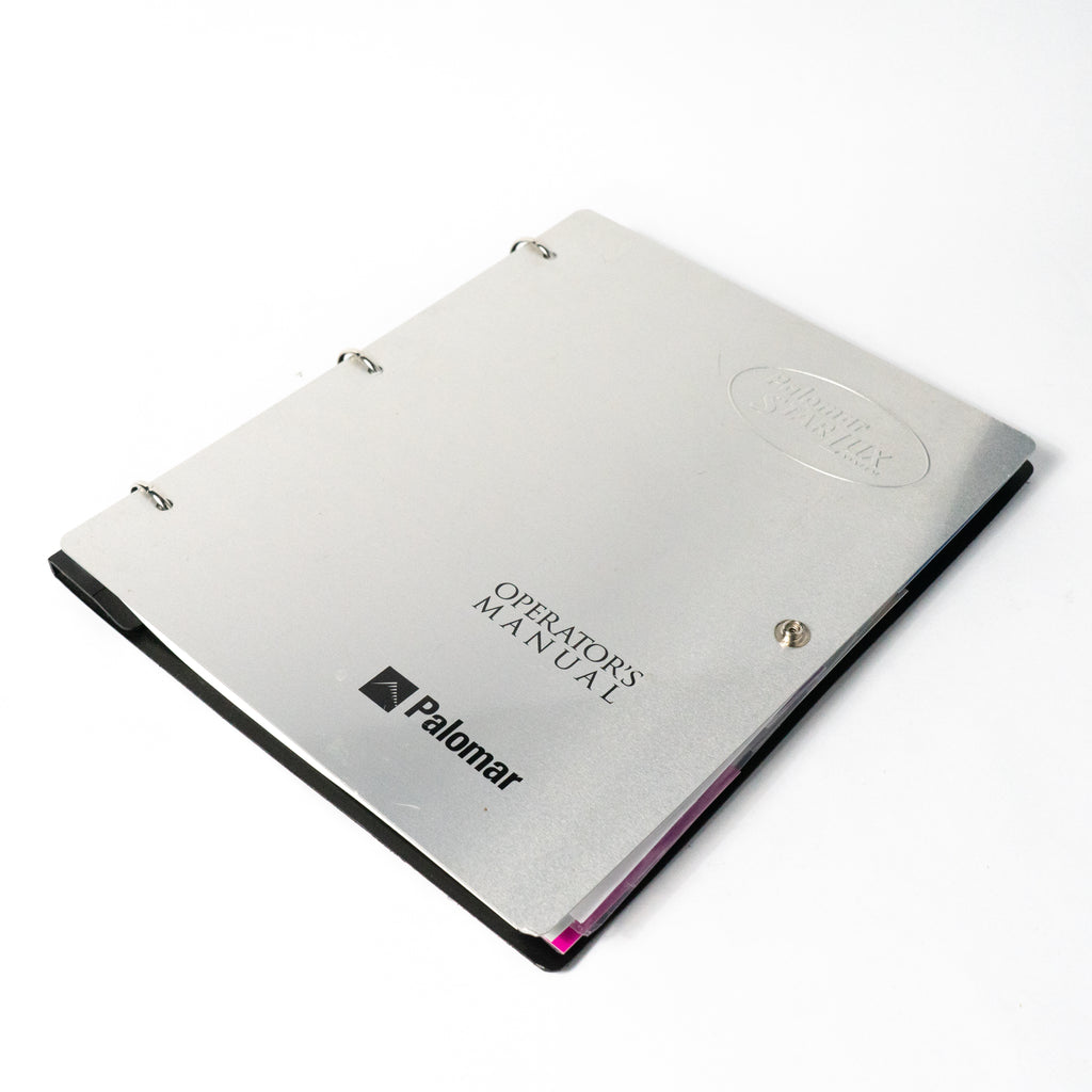 Palomar STARLUX system OPERATOR'S MANUAL 1500-0002 D Aluminum Cover