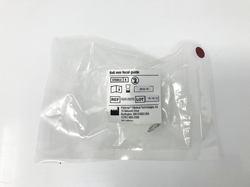 Palomar Starlux 2940 ICON Handpiece Blue Tip Focal Guide 6x6 mm 5520-2027G 4pc