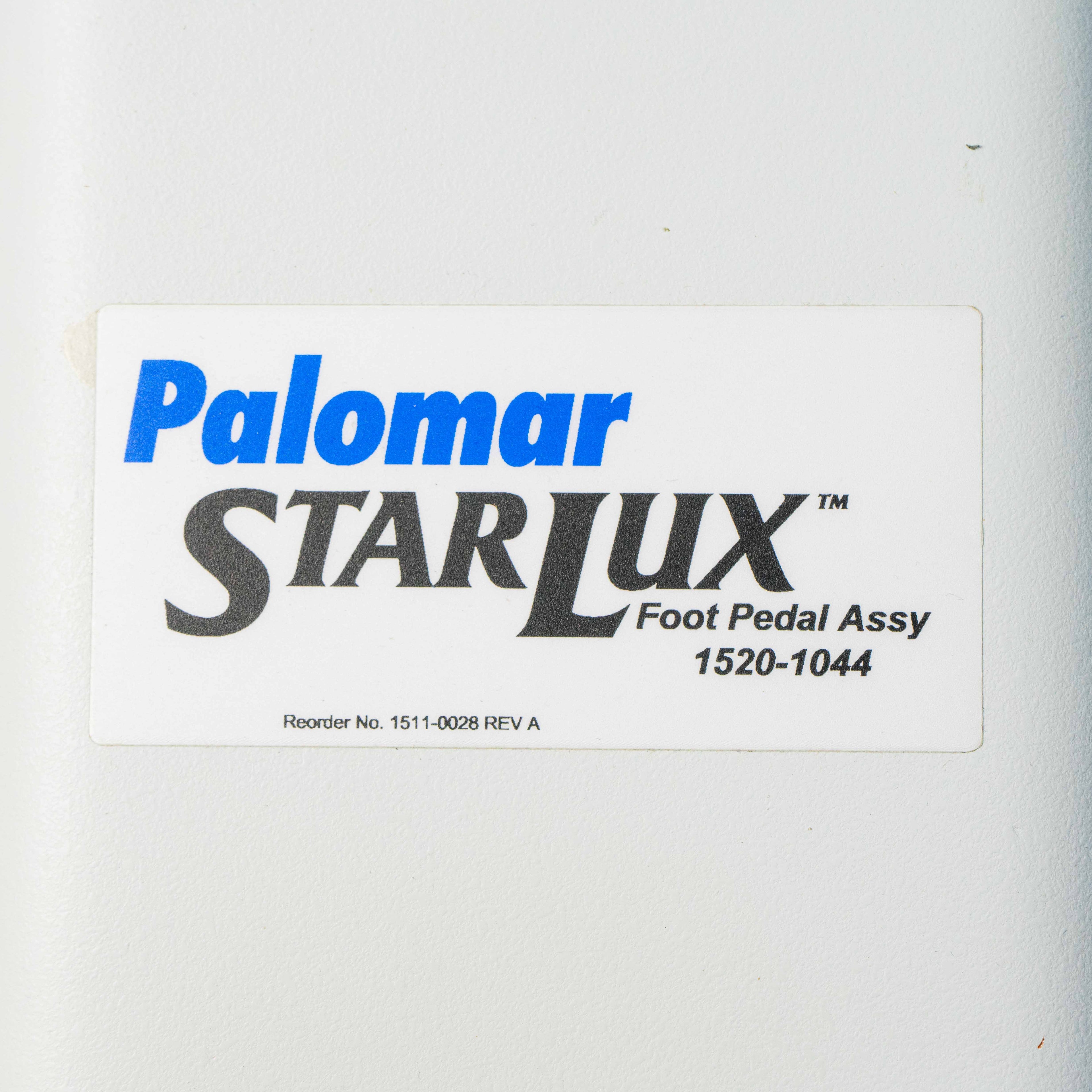 Palomar Starlux Foot Pedal PN 1520-1044 Star Lux Pneumatic Footswitch Air Switch