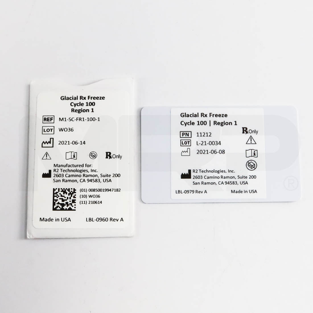 Glacial Rx Freeze Smart Card Cycle 100 Region 1