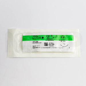 Surgical Specialty Look Nylon Black Monofilament 5-0 18"/45cm Suture 09/2021 x2