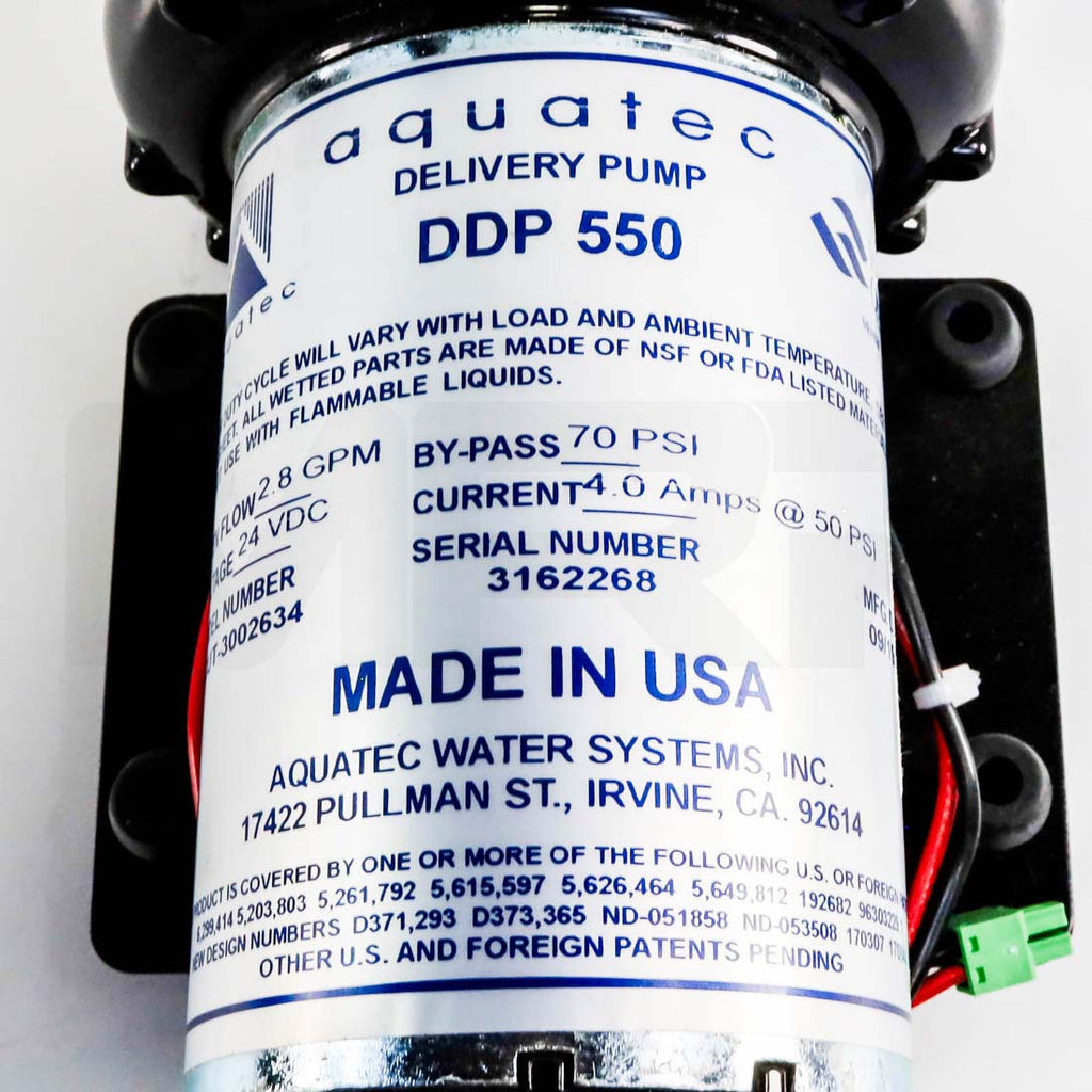Cutera ExcelV Laser Delivery Water Pump DDP 550 Label
