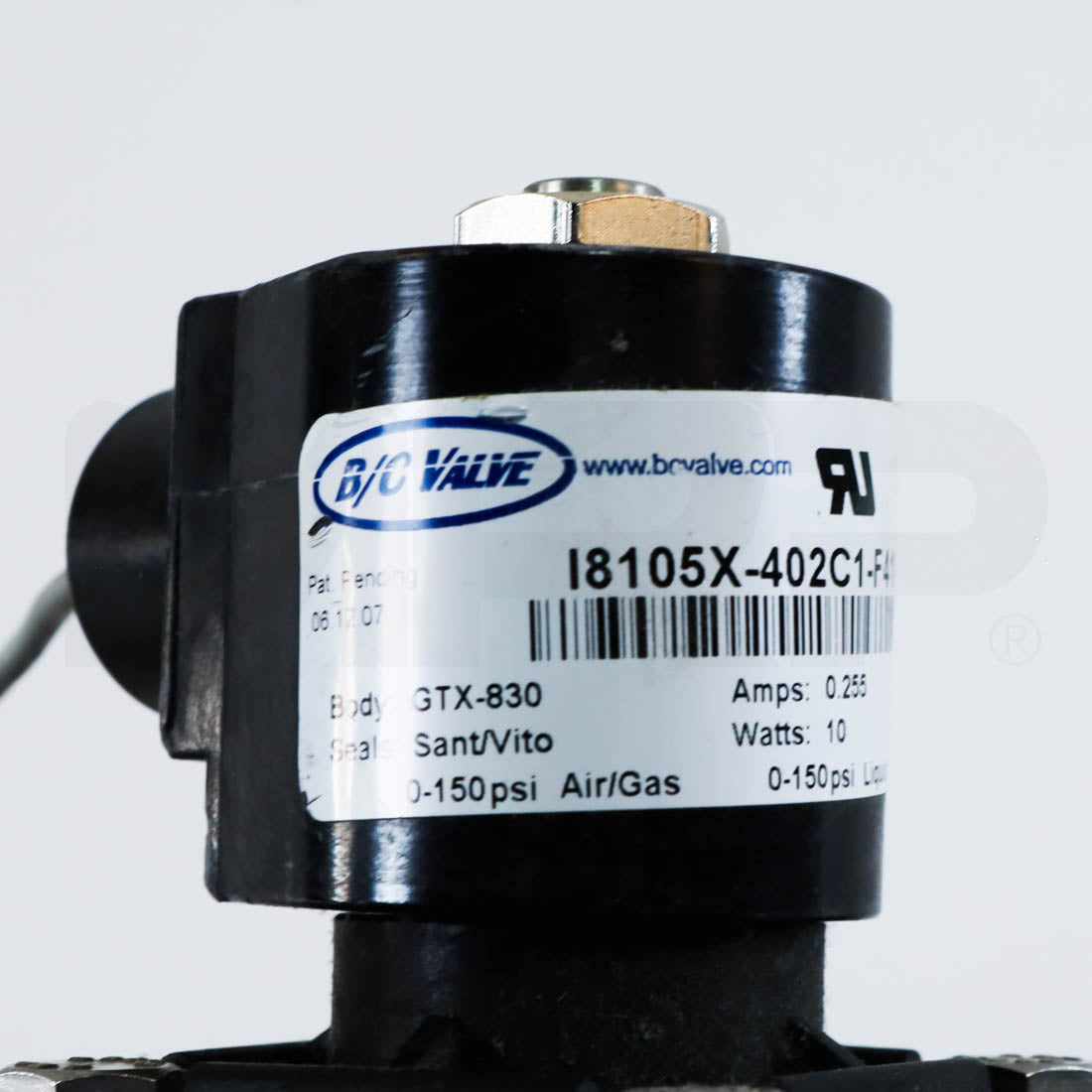 Sciton Joule Water Solenoid Flow Valve Part As-Is