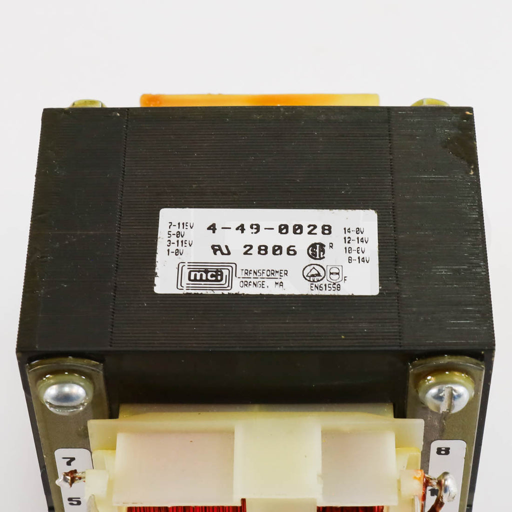 Candela VBeam 250VA 28VCT Power Transformer Label