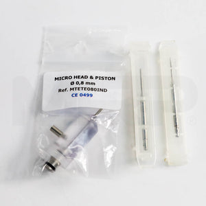 Medicamat NeoGraft MTETE080IND 0.8mm Micro Head & Piston Transplant Follicle Punch