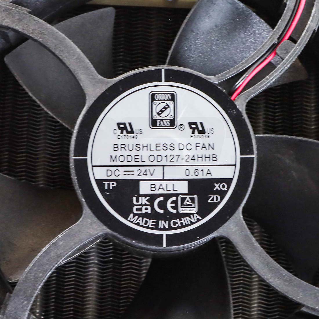 Lumenis FoLix Heat Exchanger Label