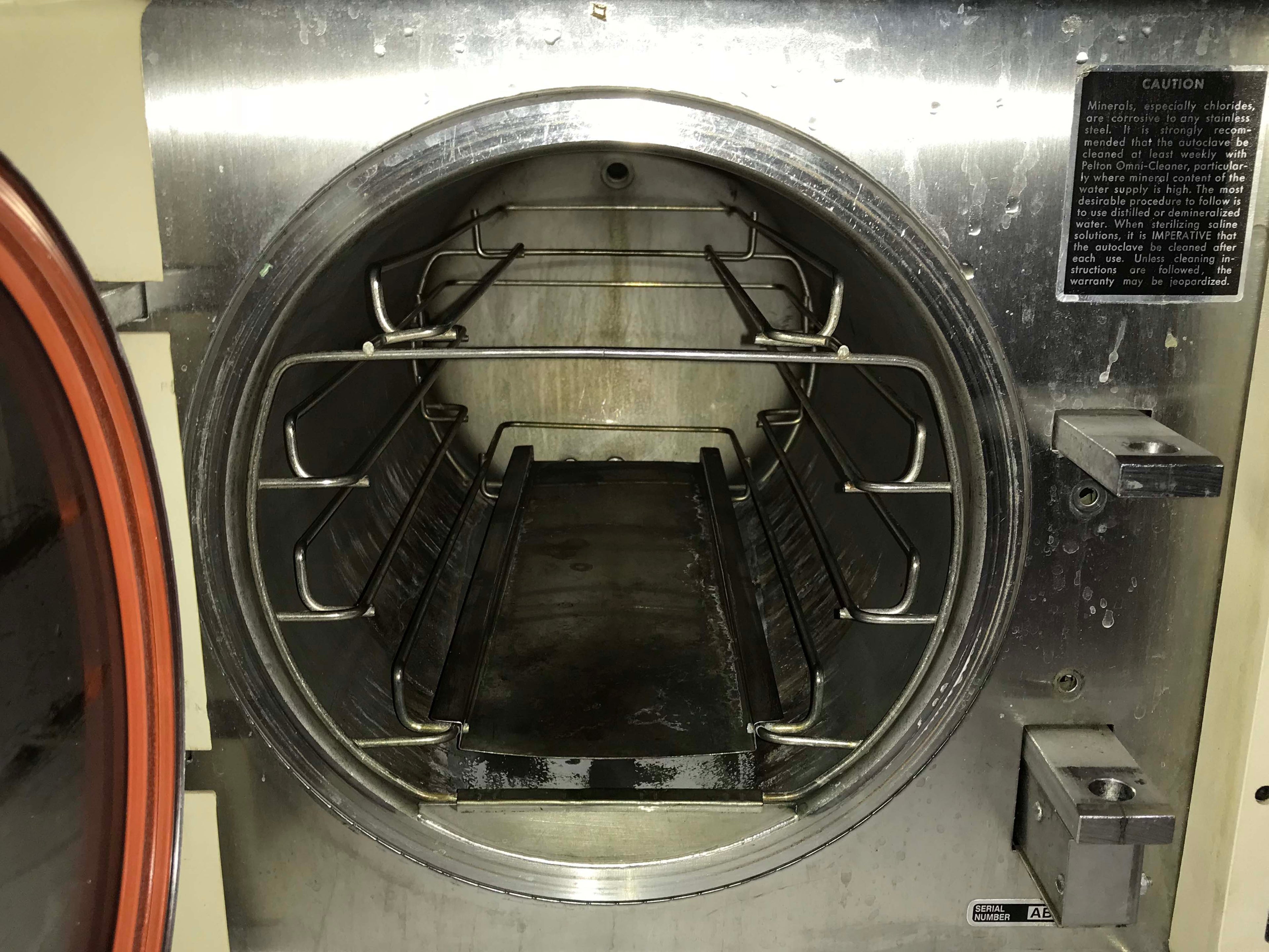 Pelton Crane Validator 8 Model AB Autoclave Steam Pressure Sterilizer 14x8