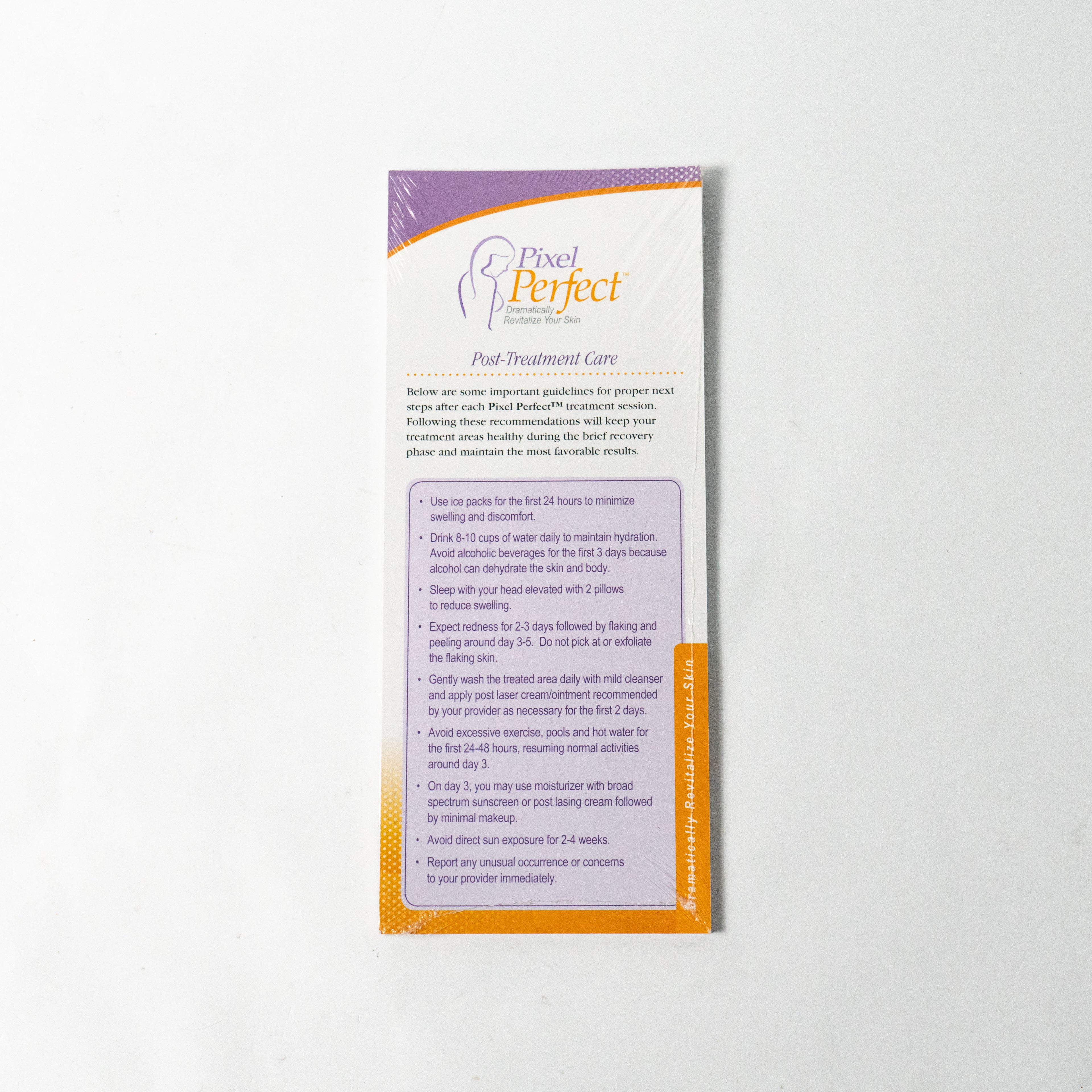 Pixel Perfect Post-Treatment Care & Information Patient brochures (LOT of 25)
