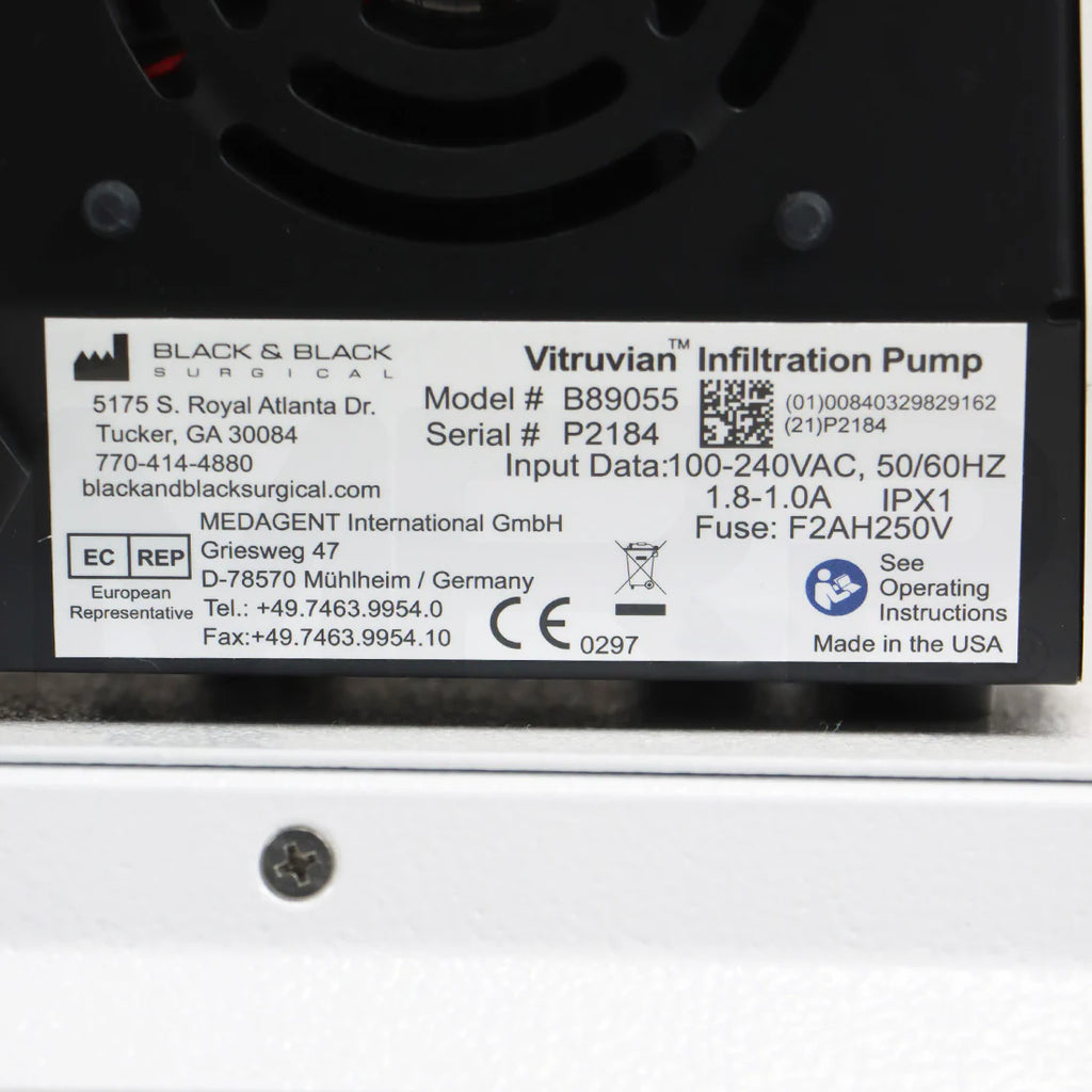 Black & Black Vitruvian Infiltration Pump B89055