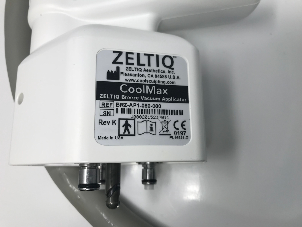 Zeltiq Cool Sculpting Max Breeze Vacuum Applicator BRZ-AP1-080-000 Refurbished