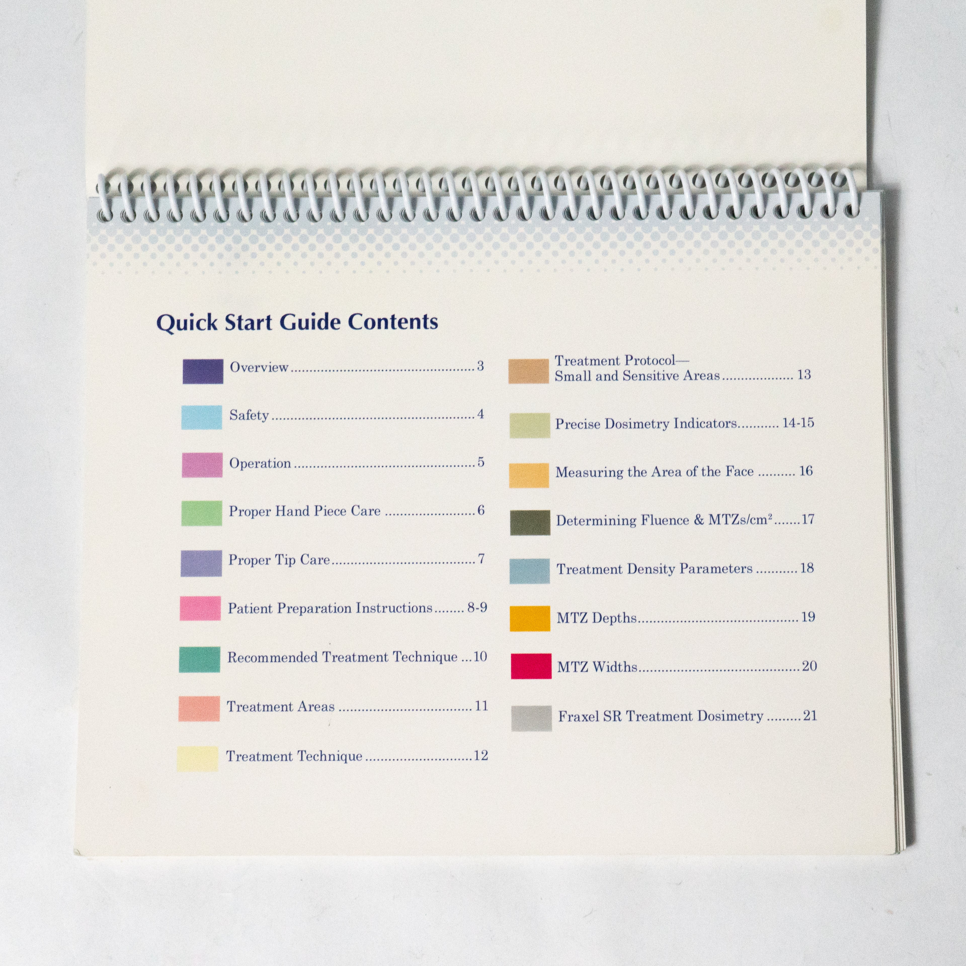 Reliant Quick Start Guide FRAXEL SR Laser - 10-01842 - 21 Pages