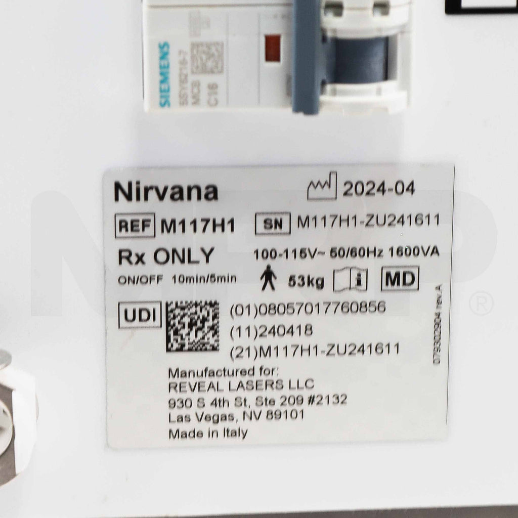 2024 Reveal Lasers Nirvana 810nm Diode Laser System