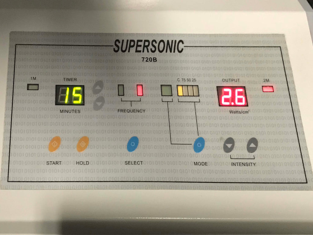 SUPERSONIC 720B Energy Frequency System With One Handpiece Untested AS IS