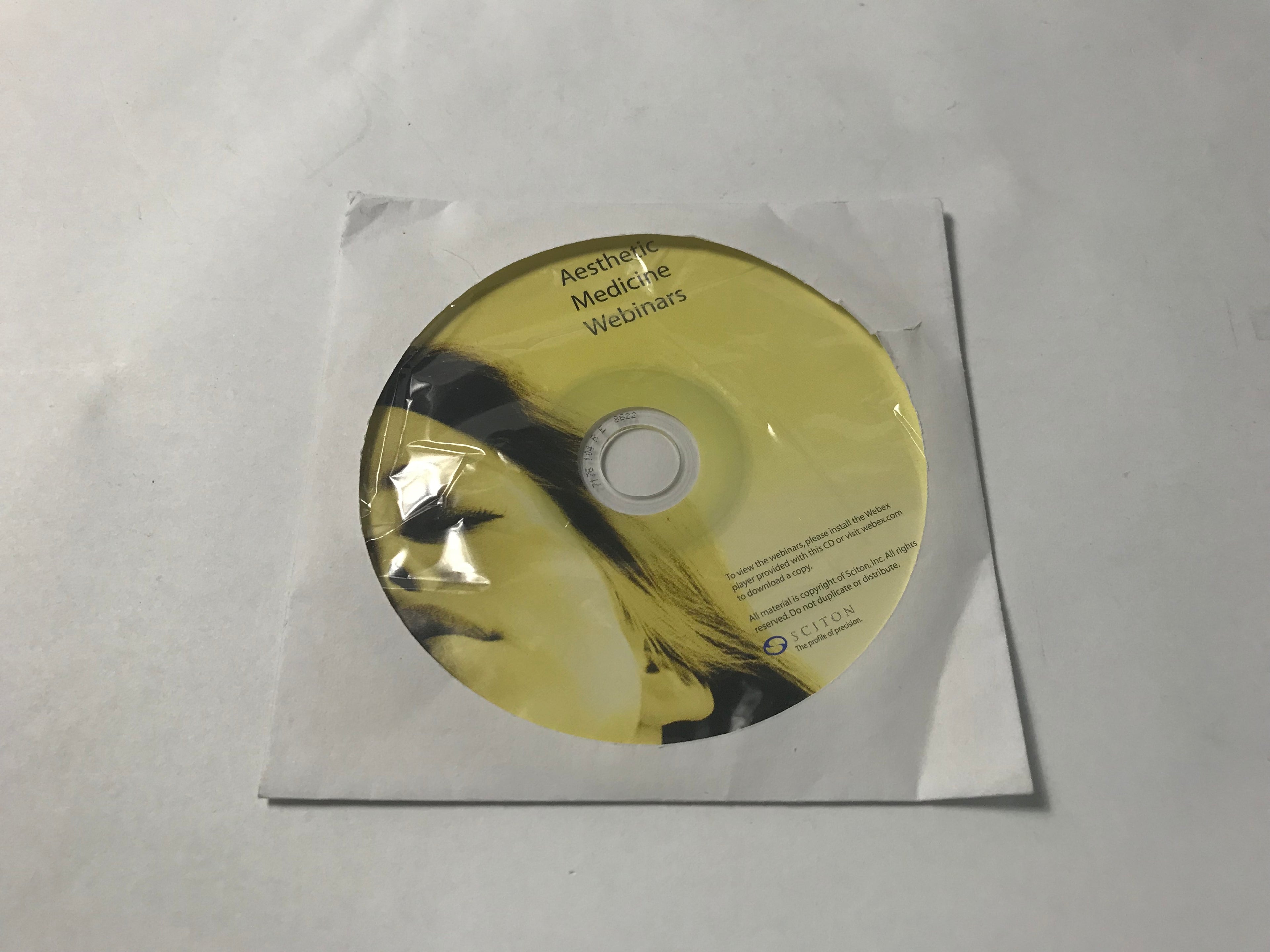 Sciton Lasers Aesthetic Medicine Webinars Educational Marketing DVD CD