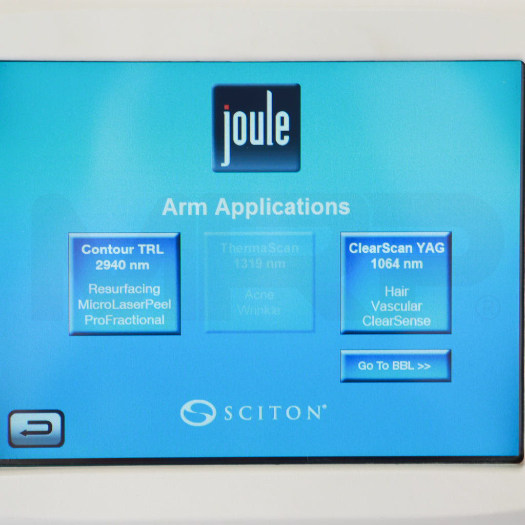 2015 Sciton Joule System Arm Applications