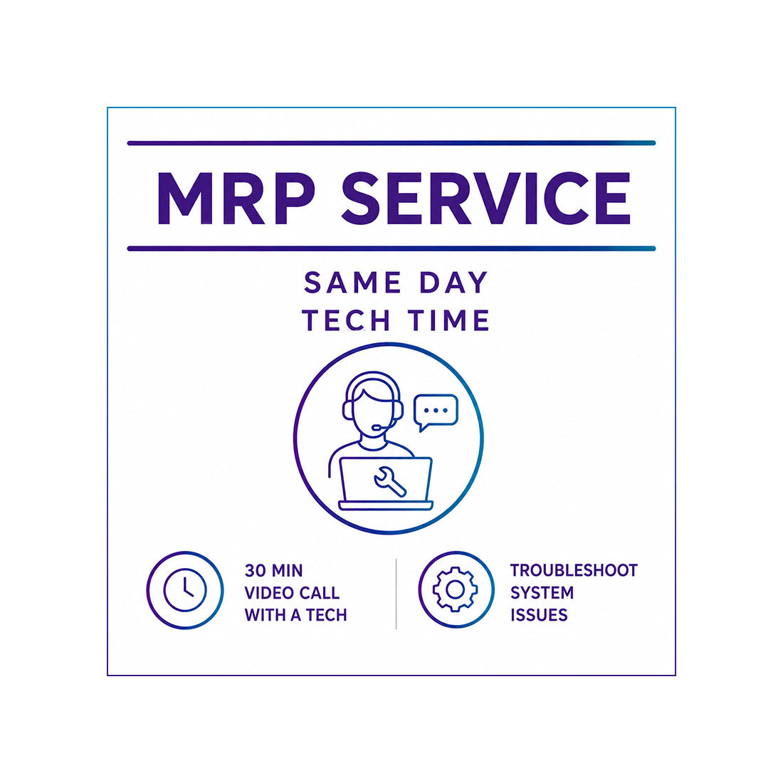MRP Service - Same Day Tech Time
