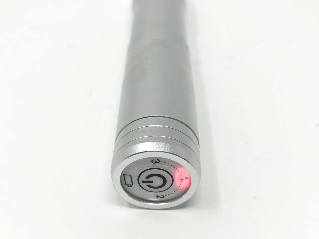SkinStylus Microneedling Pen & Battery Set SILVER 4-Pin Contact Variable Speed