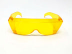 Solar Shield UV Filter Frameless Eye protection Safety Glasses Orange