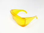 Solar Shield UV Filter Frameless Eye protection Safety Glasses Orange